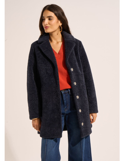 Manteau fausse fourrure