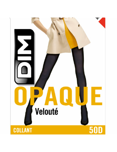 Collant gris charbon opaque veloulé Style 50D