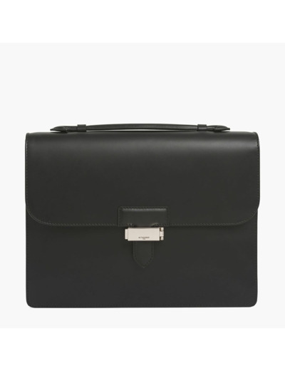 Serviette 13 slim 1 soufflet Louis en cuir lisse