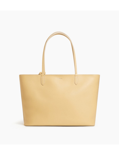 Grand sac cabas Louise en cuir grainé