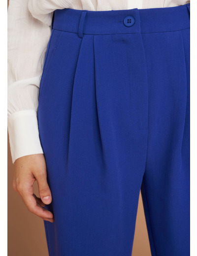 Pantalon tailleur taille haute