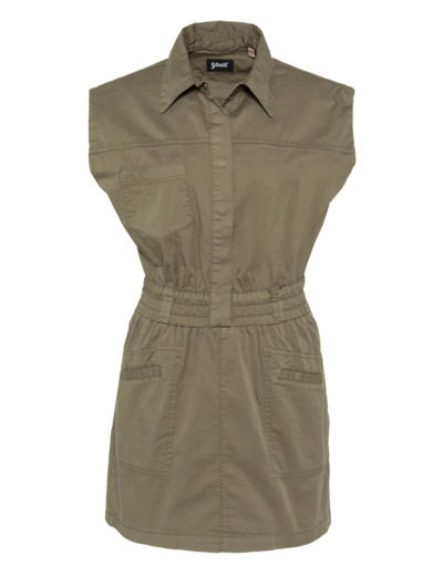 Robe saharienne sans manches