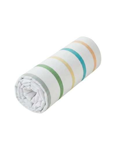 Drap housse Paysage Varois | Percale de coton | Tradition des Vosges