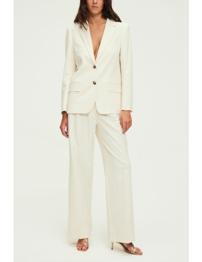 Veste de tailleur écrue - MADELEINE