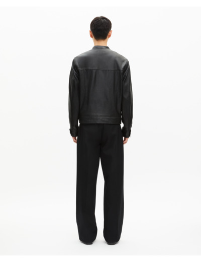 Veste en cuir noire black