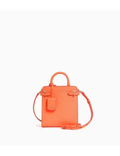 Petit sac à main vertical Emilie en cuir signature T