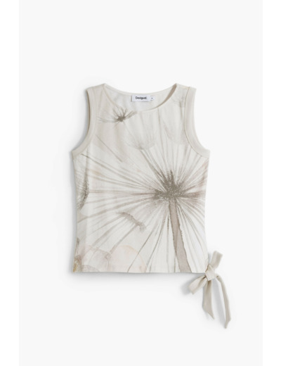 T-Shirt Sans Manches En Maille – Femme