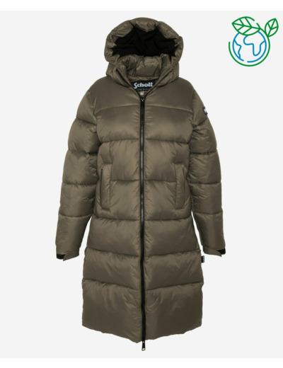 Doudoune extra longue en nylon recyclé BELSTAR2WRS SCHOTT