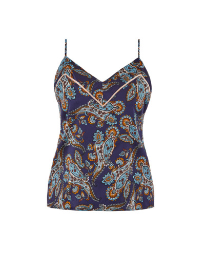 Top à fines bretelles Silk by Night