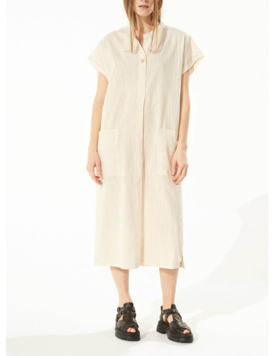 Robe rayure naturelle