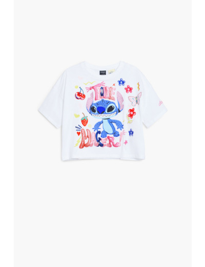 T-Shirt À Manches Courtes En Maille – Fille