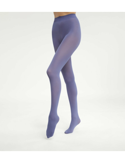 Collant femme 50D en microfibre Bleu Nuit Dim Opaque Velouté