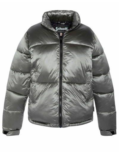 Doudoune courte brillante SCHOTT BELSTARSHW