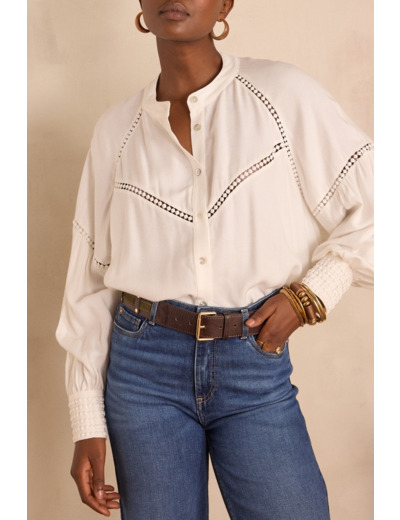 Blouse brodée BELINDA