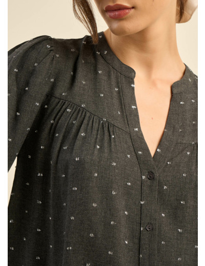 Chemise en plumetis