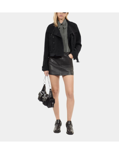 Blouson Style Trench Noir black