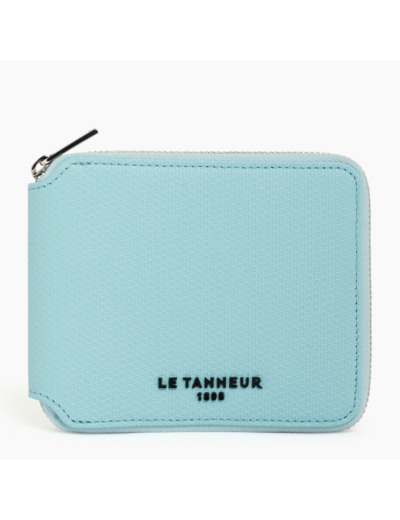 Porte monnaie zip en L Emile en cuir monogramme