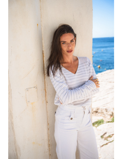 Pull femme coupe droite Enora