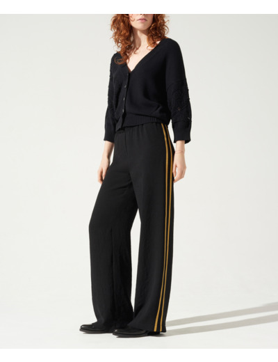 Cardigan black as night