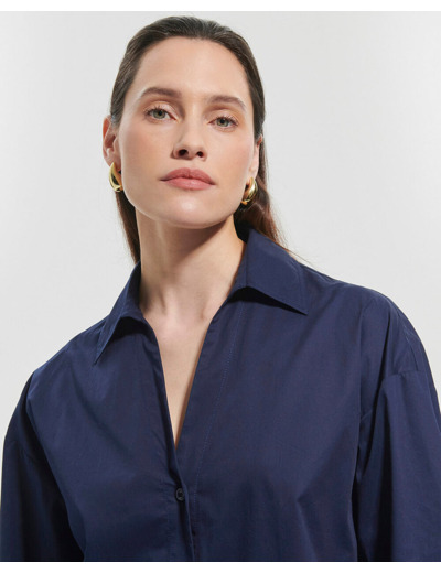 Chemise Carea Marine en Coton
