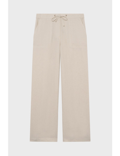 Pantalon large en lin - LEONI