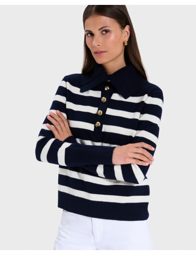 Pull Nuriel Rayures en Laine