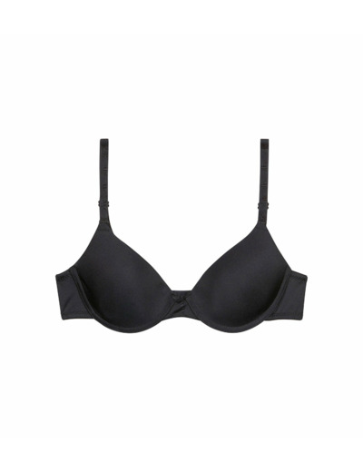 Soutien-gorge à coques noir pour fille Dim Invisible