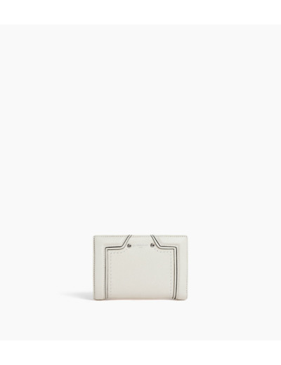 Portefeuille moyen modèle Ella en cuir grainé