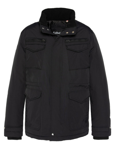 Parka multipoches avec capuche sous col