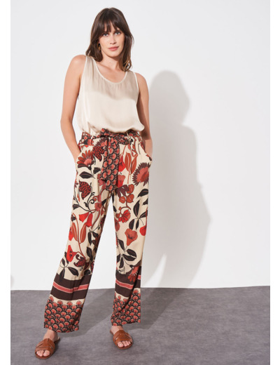 Pantalon casual imprimé