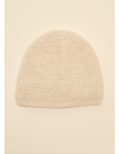 Bonnet à cotes avec lurex