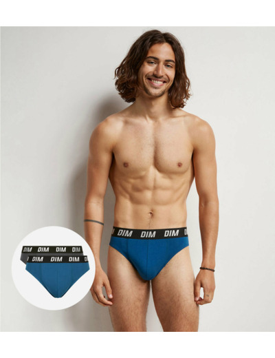 Lot de 2 slips homme à thermorégulation active Bleu Parme Regul Activ