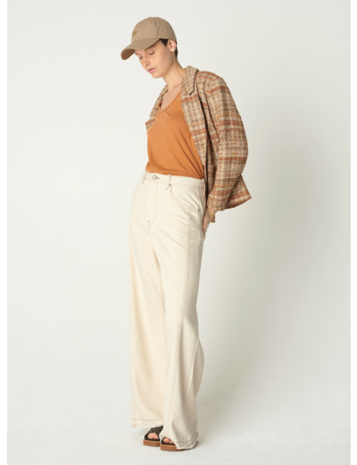 Veste tina acajou