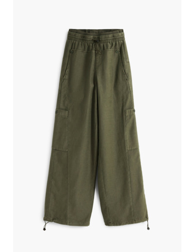 Pantalon Long En Tissu – Femme