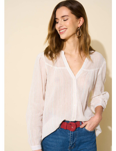 Chemise col tunisien