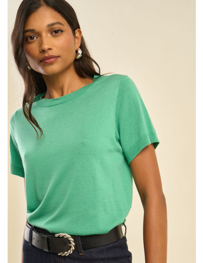 Pull à manches courtes