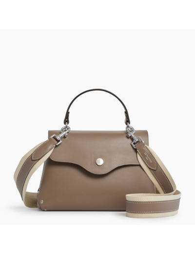 Petit sac à main Sans Couture en cuir lisse