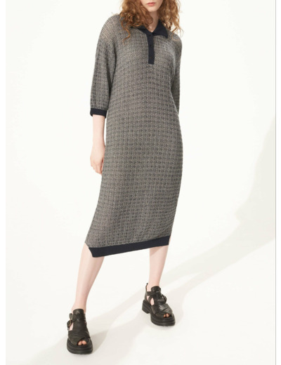 Pull robe fusain