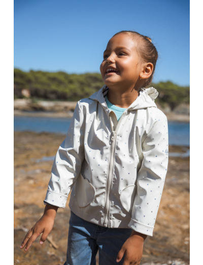 Ciré court fille imprimé strass Joi