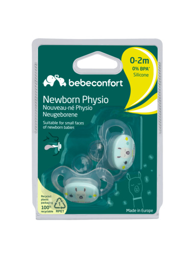 Bebeconfort Sucettes Nouveau-né Physio silicone (x2) Bolivia