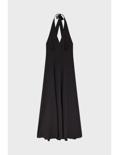 Robe longue cintrée à dos nu - ERSILIE