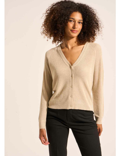 Gilet avec détails brillants