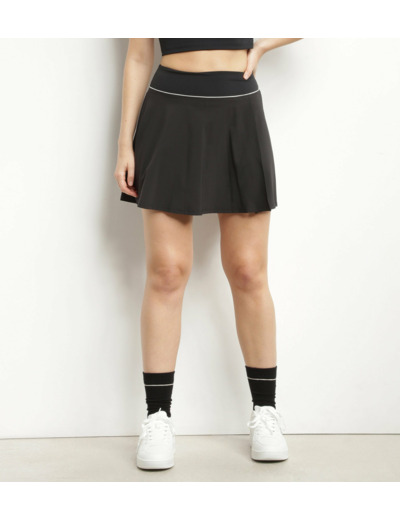 Jupe short de sport femme en microfibre Noire Dim Move