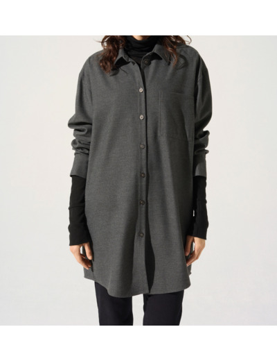 Chemise anthracite