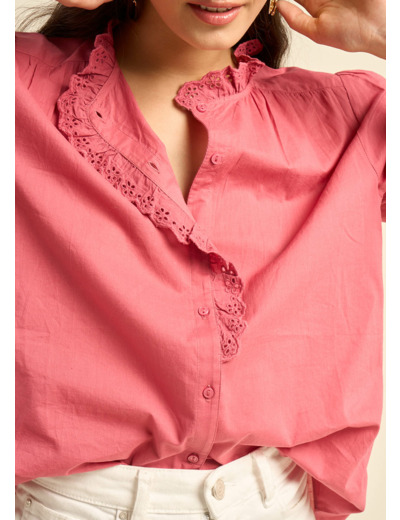 Blouse en voile de coton