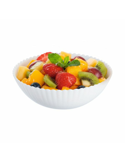 6 coupelles 16cm blanche Bloom