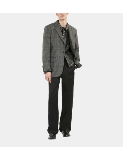 Blazer En Laine Prince De Galles brown / black