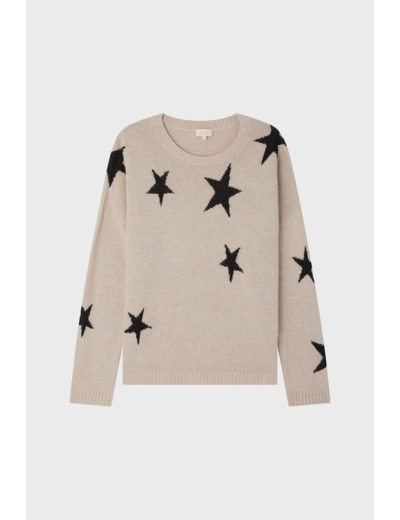 Pull col rond à étoiles - JESSALYNN