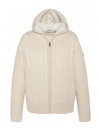 Pull zippé à capuche intérieur sherpa PLENZO24 SCHOTT