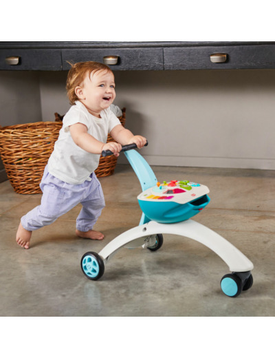 Trotteur porteur chariot de marche Bleu
